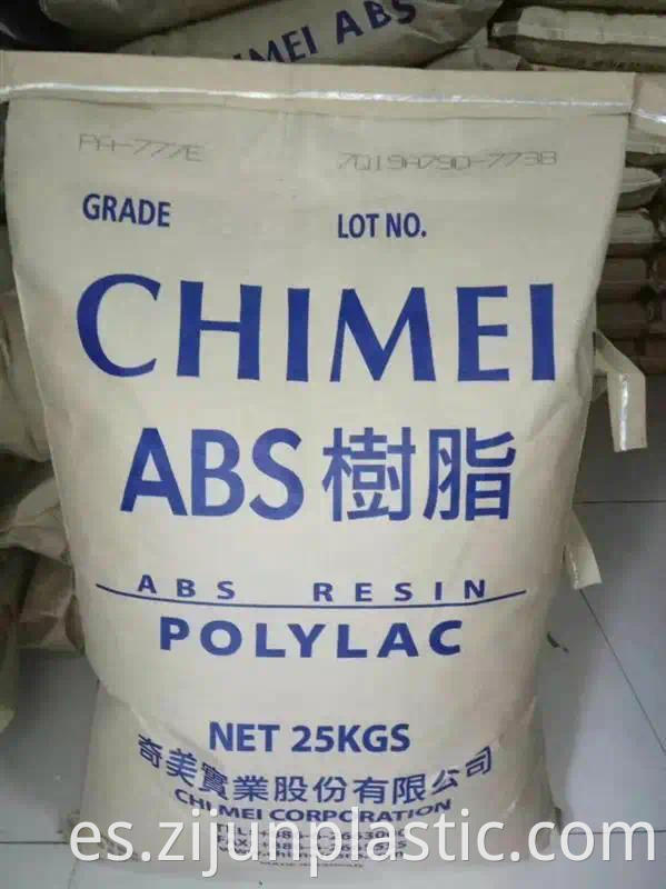 Precio blanco de alta calidad del plástico AB por kg chimei 758